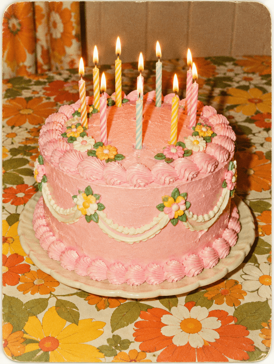 Vintage cake
